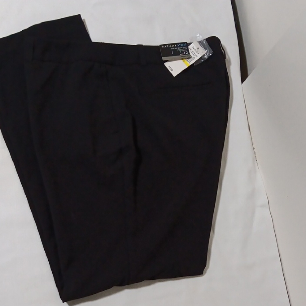 Van Heusen Studio Black Straight Leg Trousers